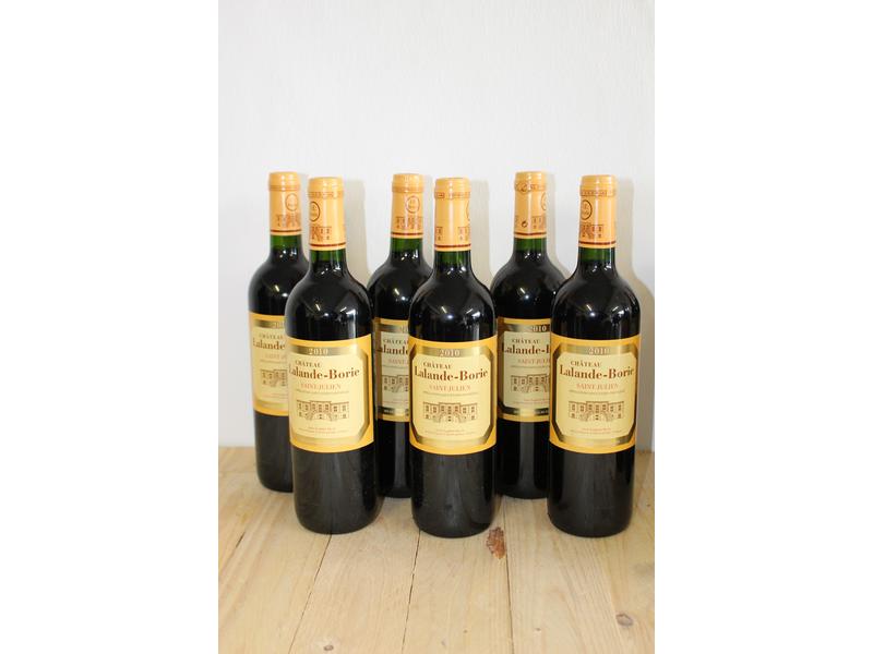 6 Blles CH. LALANDE-BORIE St Julien 2010