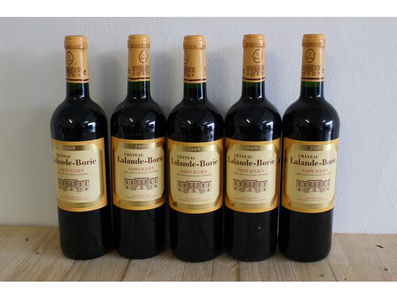 5 Blles CH. LALANDE-BORIE St Julien 2009