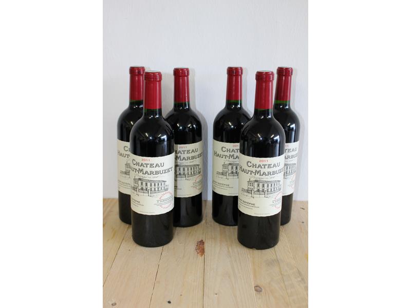 6 Blles CH. HAUT-MARBUZET St-Estèphe 201...