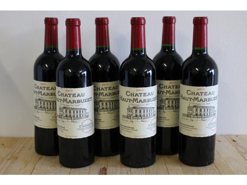 6 Blles CH. HAUT-MARBUZET St-Estèphe 201...