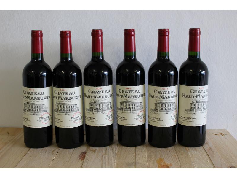 6 Blles CH. HAUT MARBUZET St-Estèphe 201...