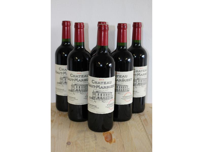 6 Blles CH. HAUT MARBUZET St-Estèphe 201...