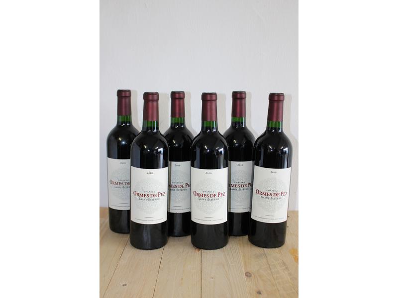 6 Blles CH. ORMES DE PEZ St-Estèphe 2010