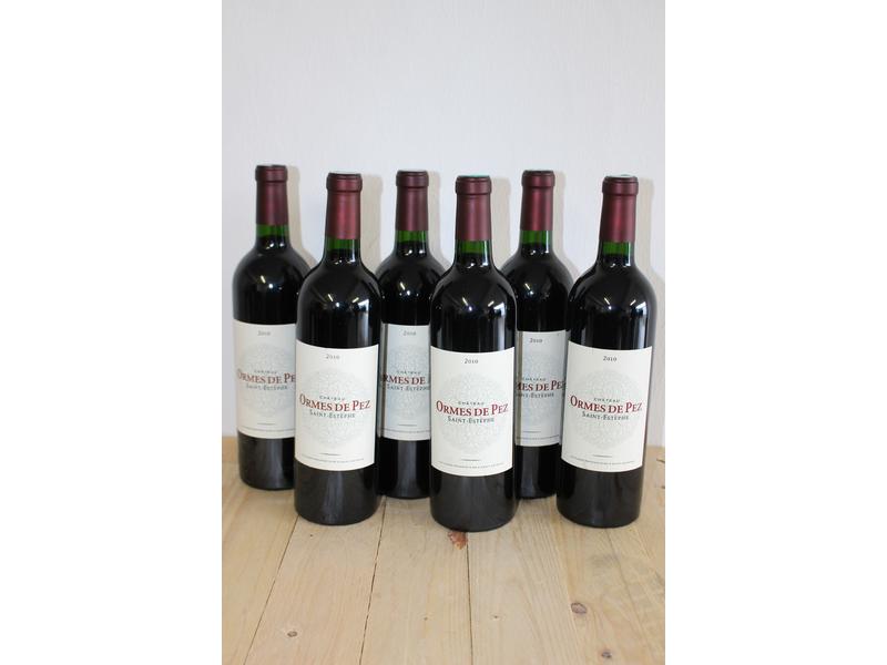 6 Blles CH. ORMES DE PEZ St-Estèphe 2010