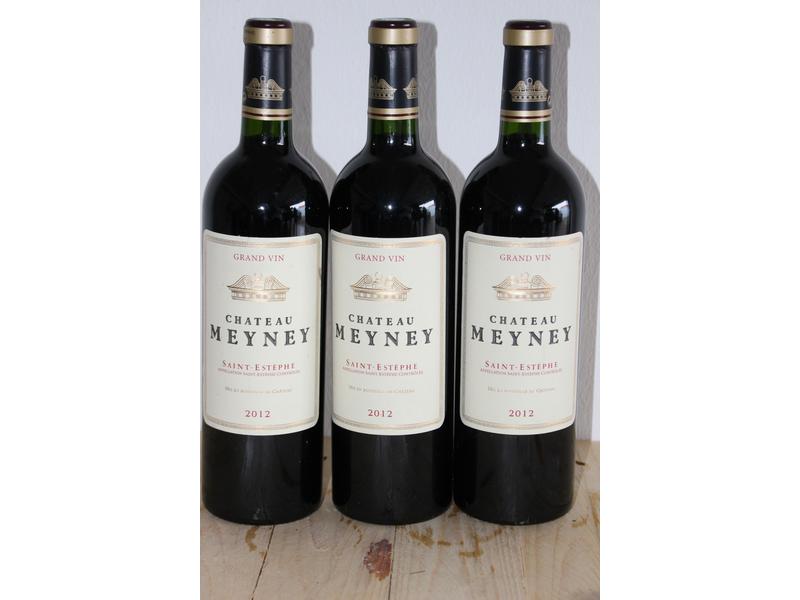 3 Blles CH. MEYNEY St-Estèphe 2012