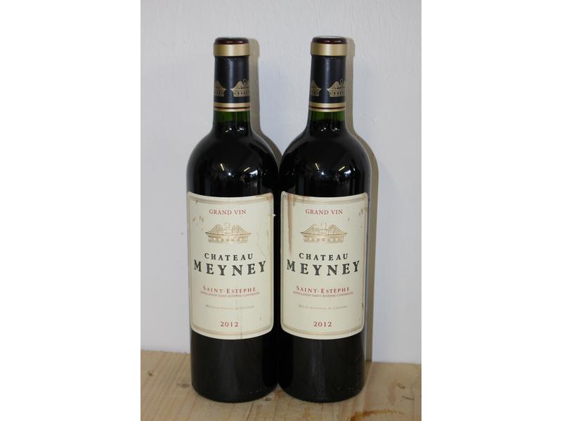 2 Blles CH. MEYNEY St-Estèphe 2012