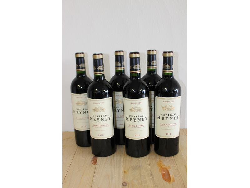6 Blles CH. MEYNEY St-Estèphe 2012