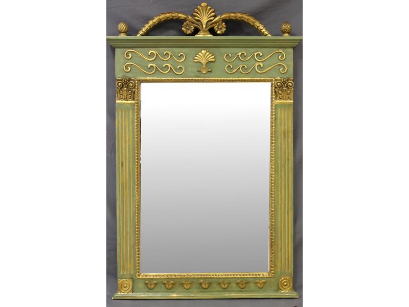MIROIR TRUMEAU de forme rectangulaire biseauté...