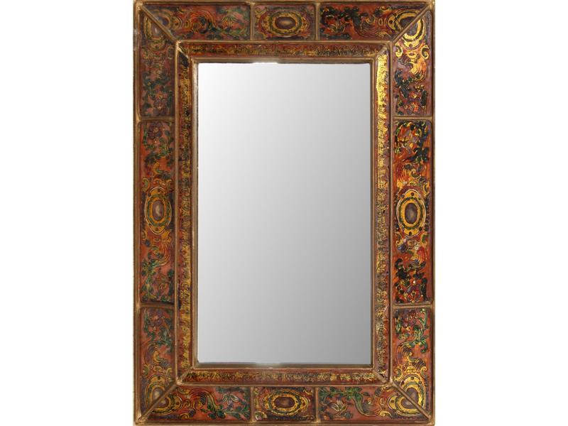 MIROIR rectangulaire dans un cadre en bois...