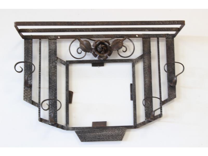 PORTE-MANTEAU à suspendre en fer forgé à...