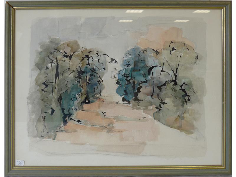 AQUARELLE, "Les Sous-bois".