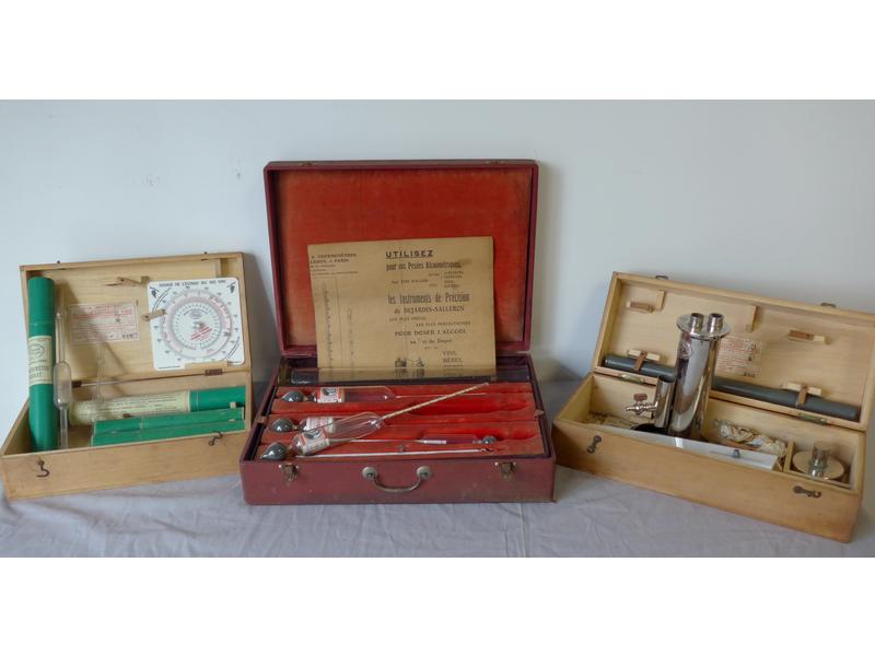 [OENOLOGIE] SALLERON-DUJARDIN, Trois coffret...