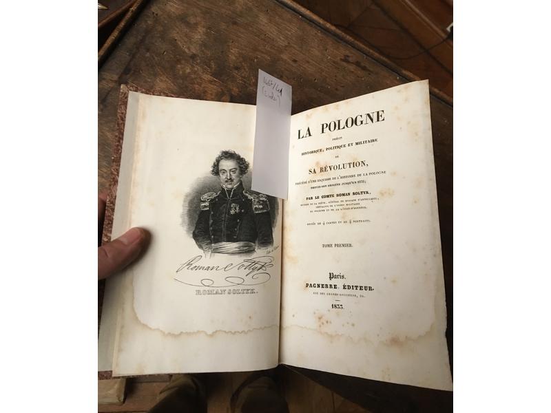 Comte Roman SOLTYK, La Pologne, précis historique,...