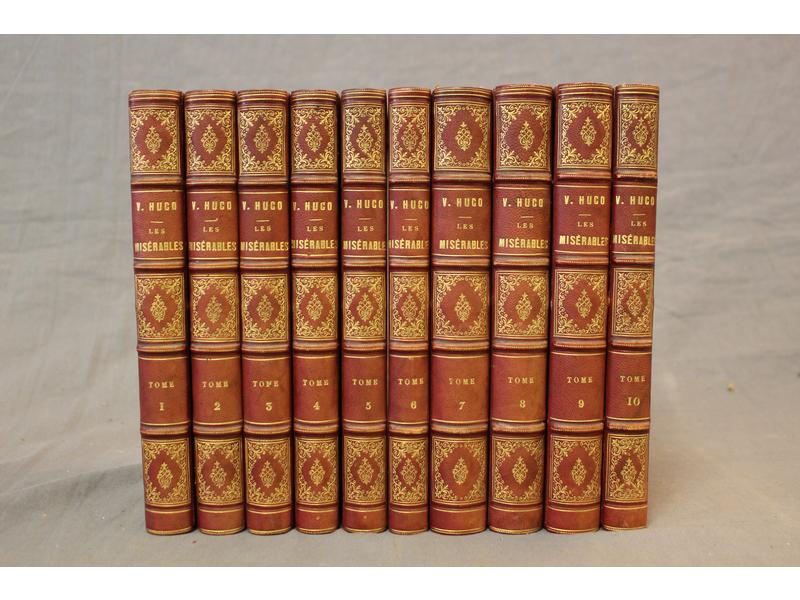 HUGO (V.): Les Misérables. Pagnerre, 186...