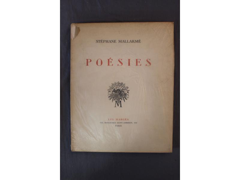 MALLARME (S.): Poésies. Ed. Les Marges, Paris,...