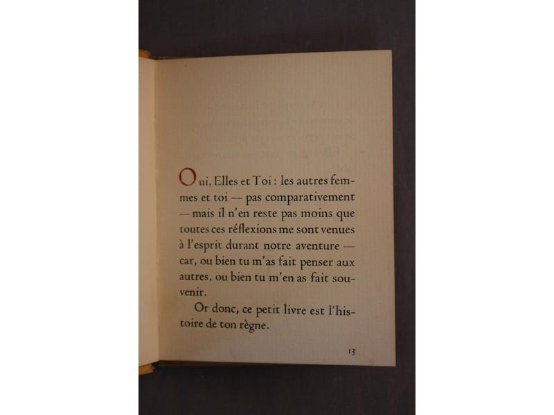 GUITRY (Sacha): Elles et toi. Solar,  19...