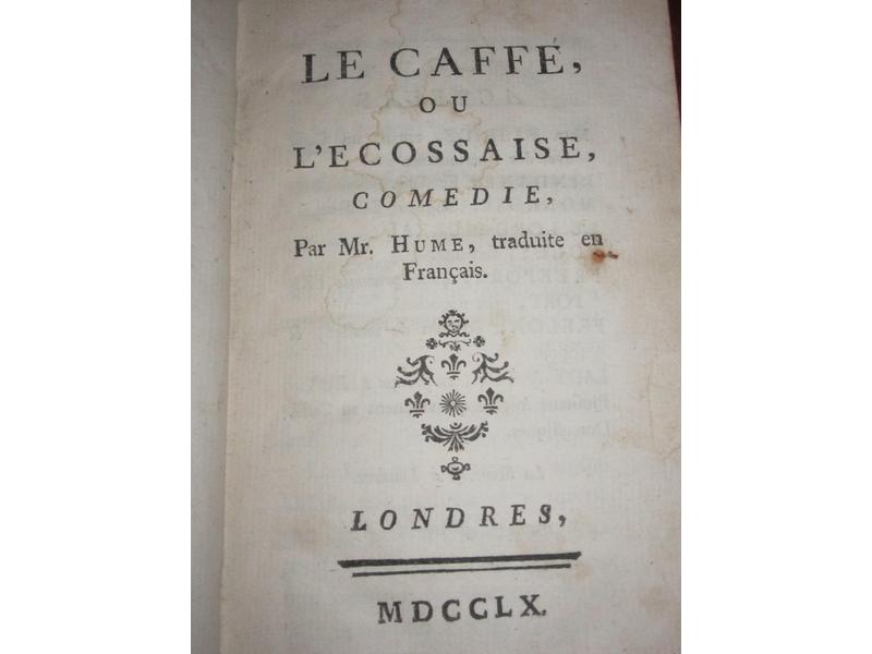 [VOLTAIRE] Le Caffé, ou l'Ecossaise, Comédie...