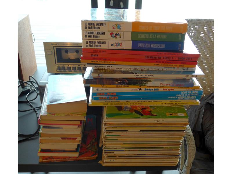 LOT D'ENVIRON UNE 30ene DE BD enfantina,...