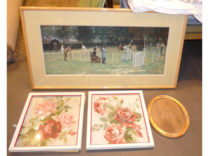 LOT DE SOUS VERRES : D'après LAVERY, Tennis...