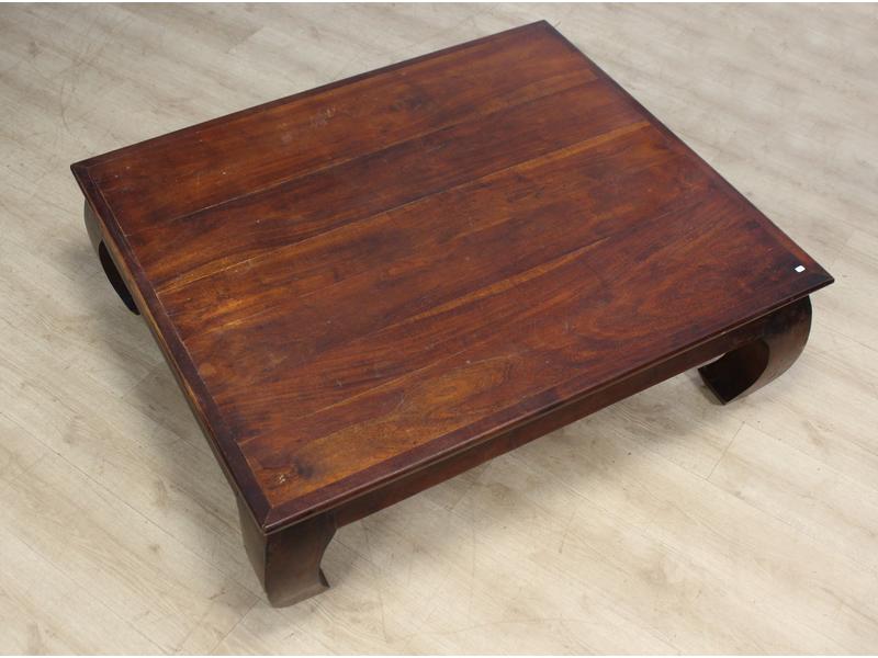 TABLE BASSE rectangulaire en bois exotique,...