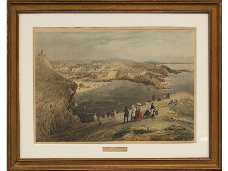 [Biarritz] Le Port Vieux, vue générale avec...