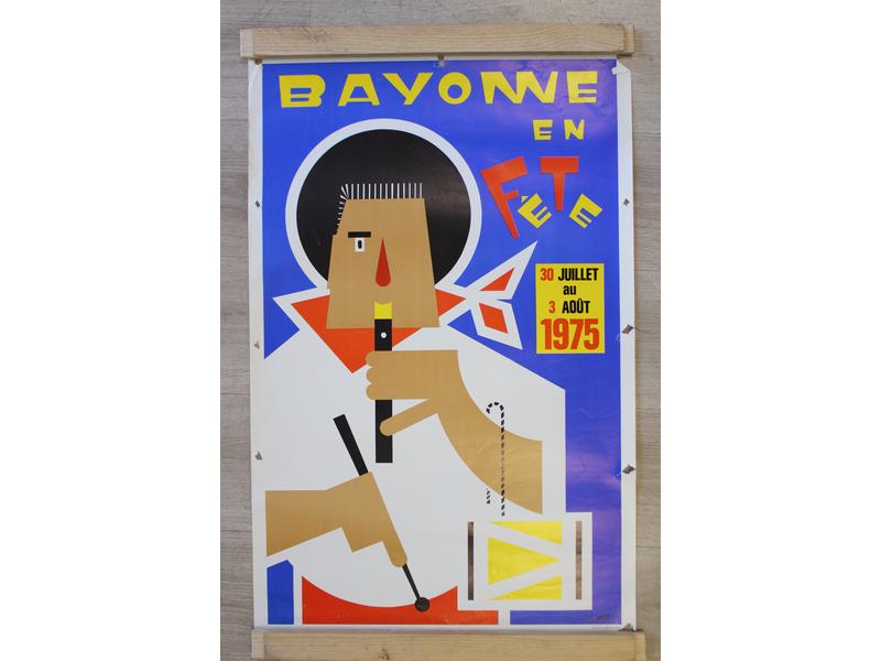 LOT D'ENVIRON 29 AFFICHES DES FÊTES DE BAYONNE,1958,...