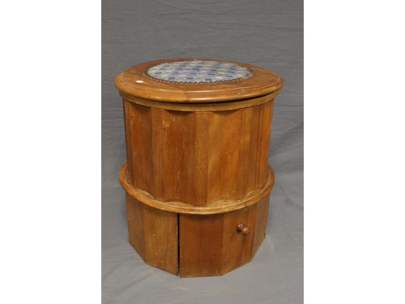 TABLE DE NUIT de bâteau en chêne clair de...
