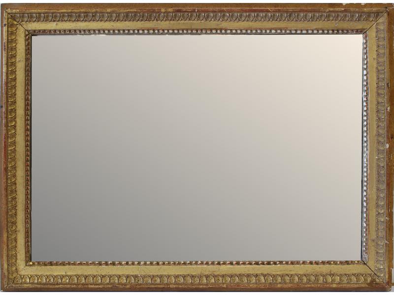 MIROIR rectangulaire dans un cadre en bois...