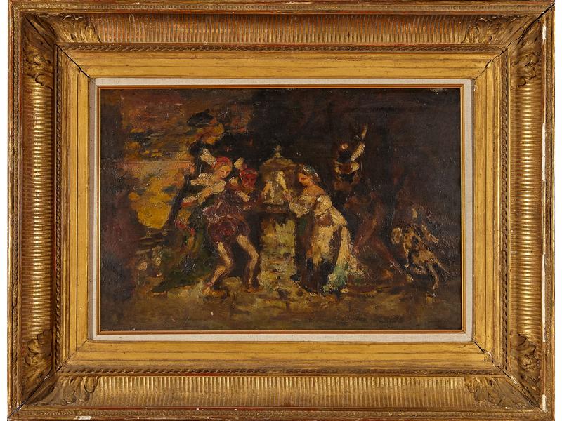 Dans le goût de Adolphe MONTICELLI (1824...