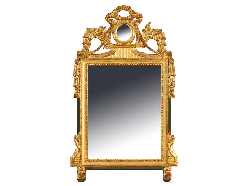 MIROIR rectangulaire dans un cadre en bois...