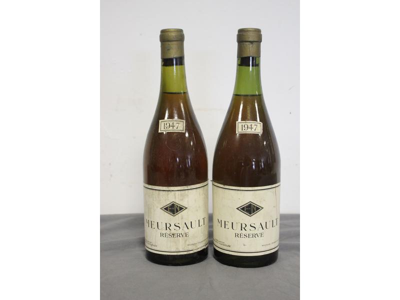 2 Blles MEURSAULT "Réserve" mise Nicolas...