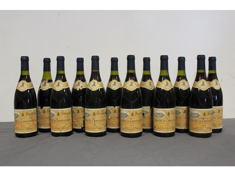 12 Blles POMMARD 1er cru mise Dom. Clos de...