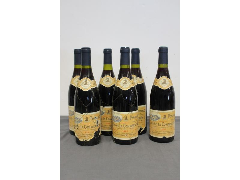 6 Blles POMMARD 1er cru mise Dom. Clos de...