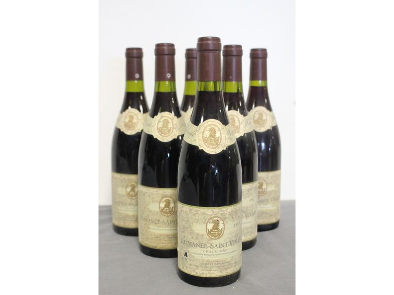6 Blles ROMANÉE SAINT VIVANT GC mise Jaboulet-Vercherre...
