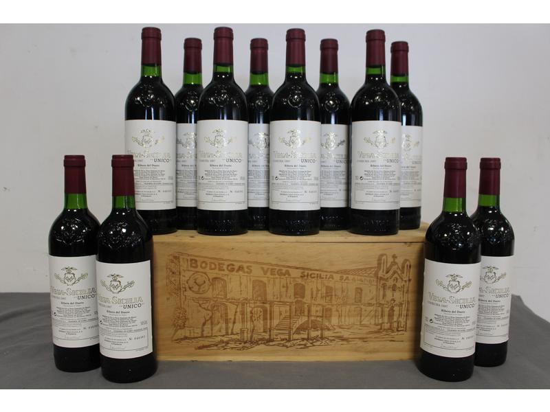 12 Blles VEGA SICILIA Unico Ribera Del Duero...