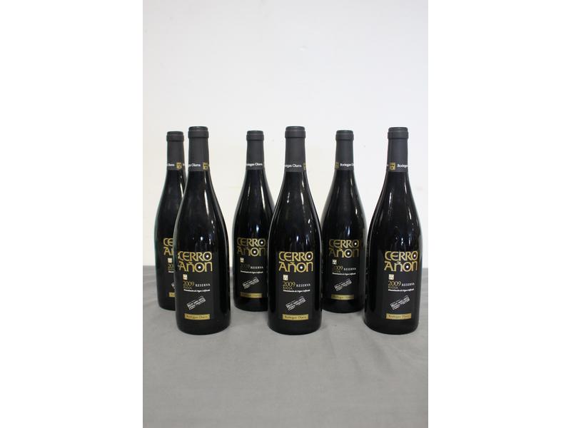 6 Blles RIOJA CERRO ANON Reserva mise bodegas...
