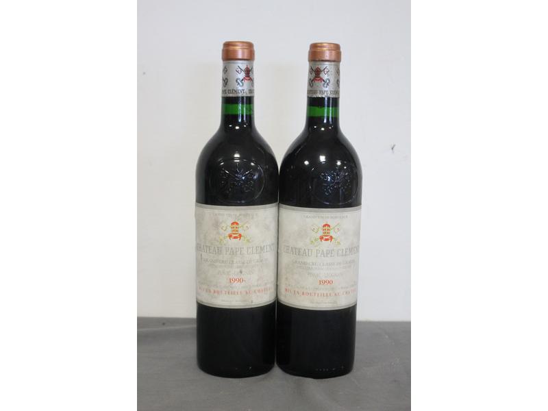 2 Blles CH. PAPE CLÉMENT Graves GCC 1990