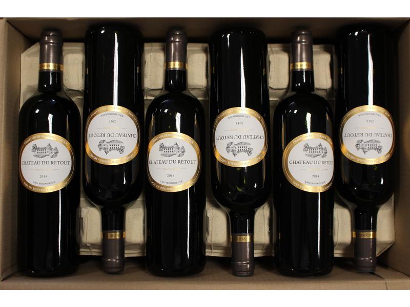 12 Blles CH. DU RETOUT Ht Médoc CB 2014