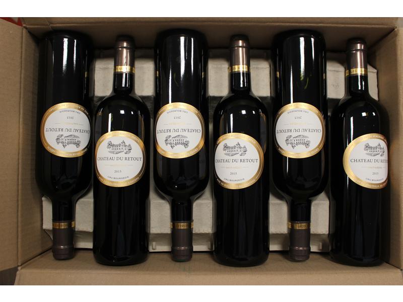 12 Blles CH. DU RETOUT Ht Médoc CB 2015