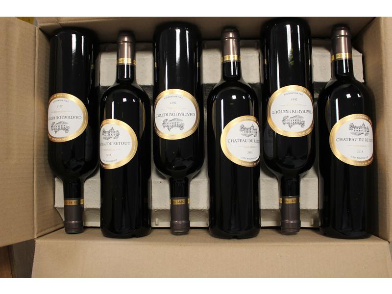 12 Blles CH. DU RETOUT Ht Médoc CB 2015