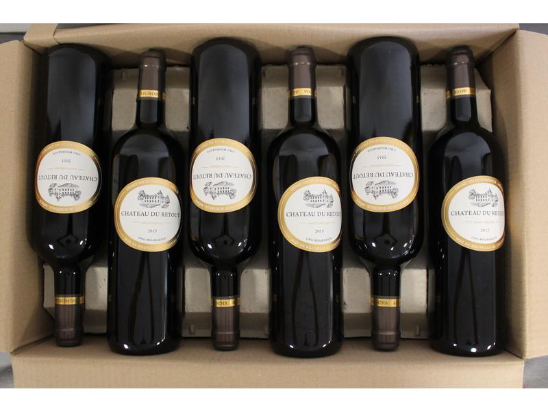 12 Blles CH. DU RETOUT Ht Médoc CB 2015