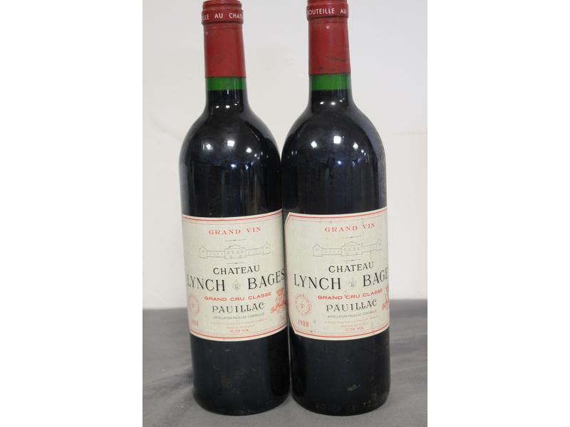 2 Blles CH. LYNCH BAGES Pauillac GCC 198...