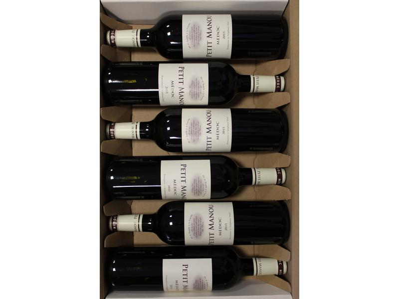 6 Blles PETIT MANOU Médoc 2015