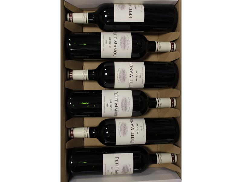 6 Blles PETIT MANOU Médoc 2014