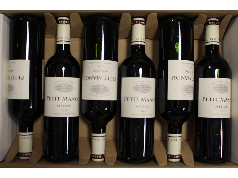 6 Blles PETIT MANOU Médoc 2014