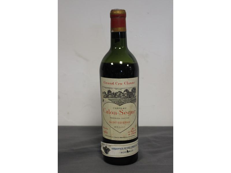 1 Blle CH. CALON SÉGUR St Estèphe GCC 19...