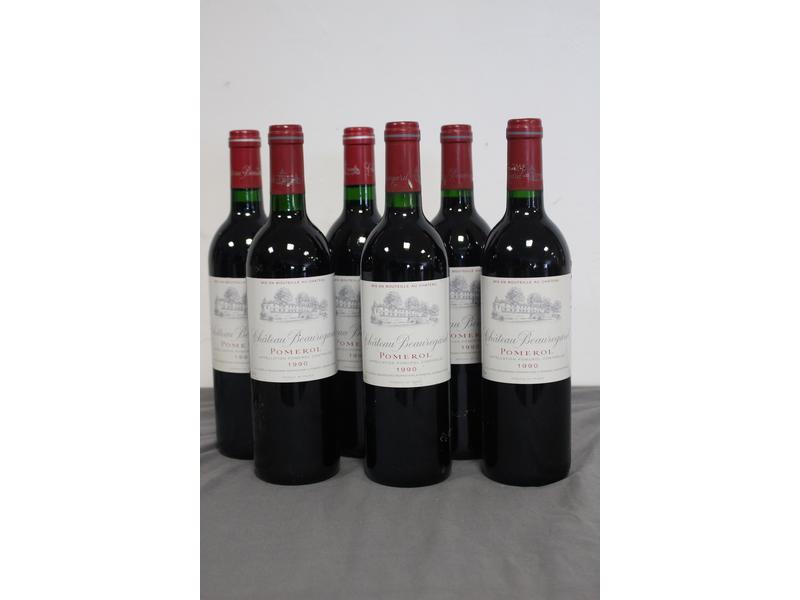6 Blles CH. BEAUREGARD Pomerol 1990
