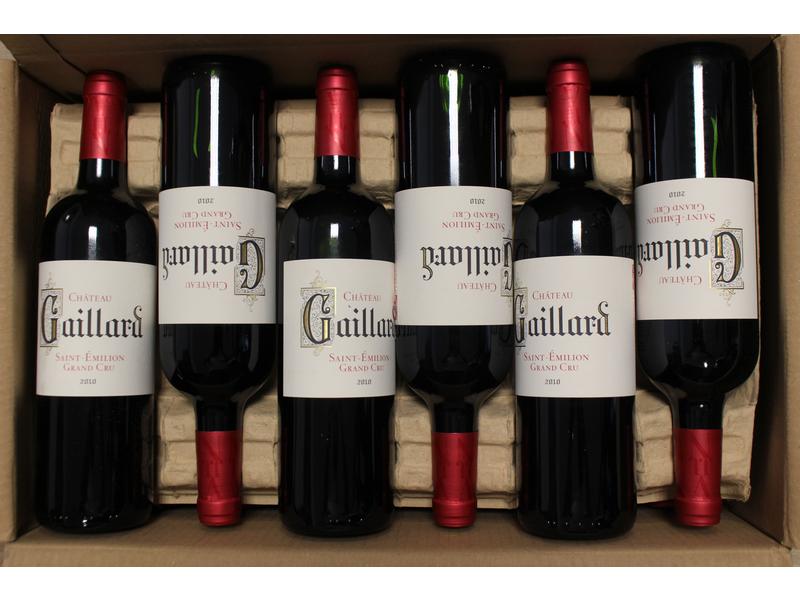 12 Blles CH. GAILLARD St Emilion GC 2010