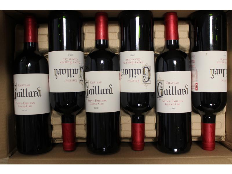 12 Blles CH. GAILLARD St Emilion GC 2010