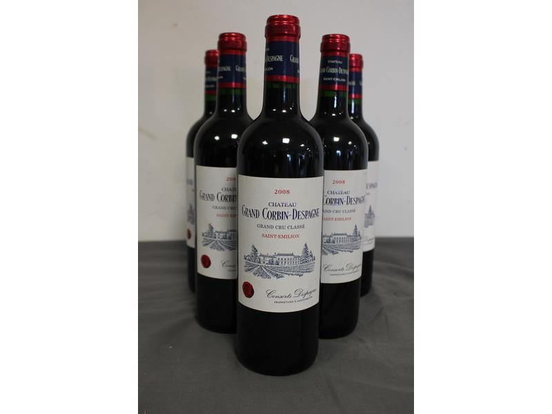 6 Blles CH. GRAND CORBIN DESPAGNE  St Emilion...